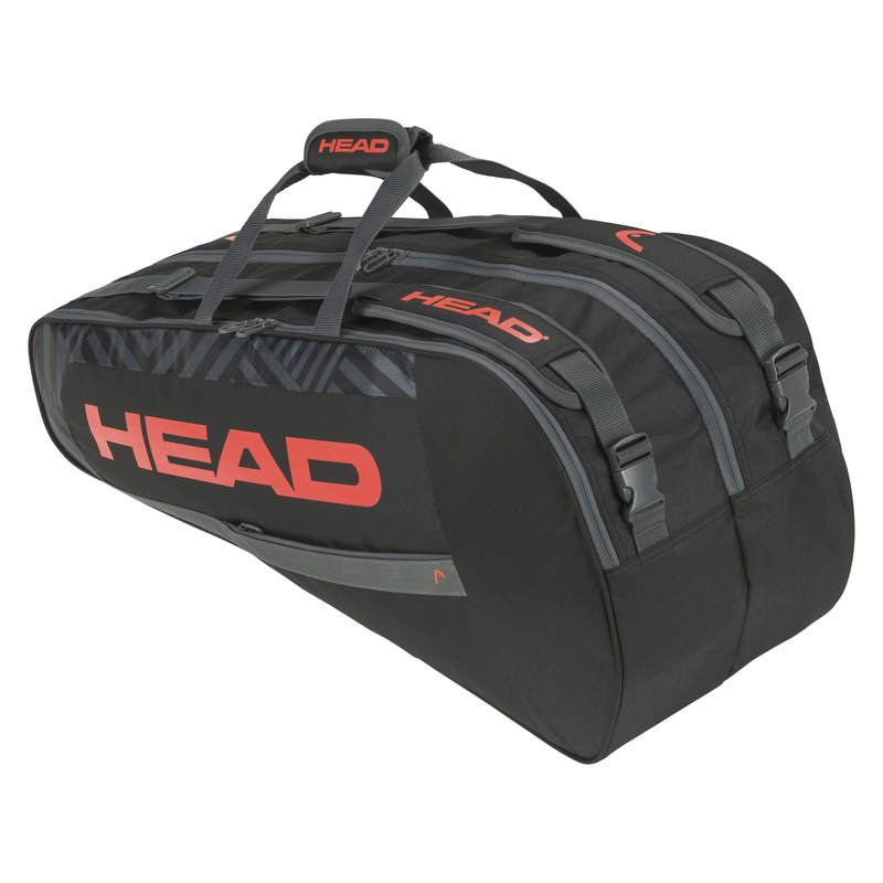 23-HEAD Base Racquet Bag M BK/OR 6R