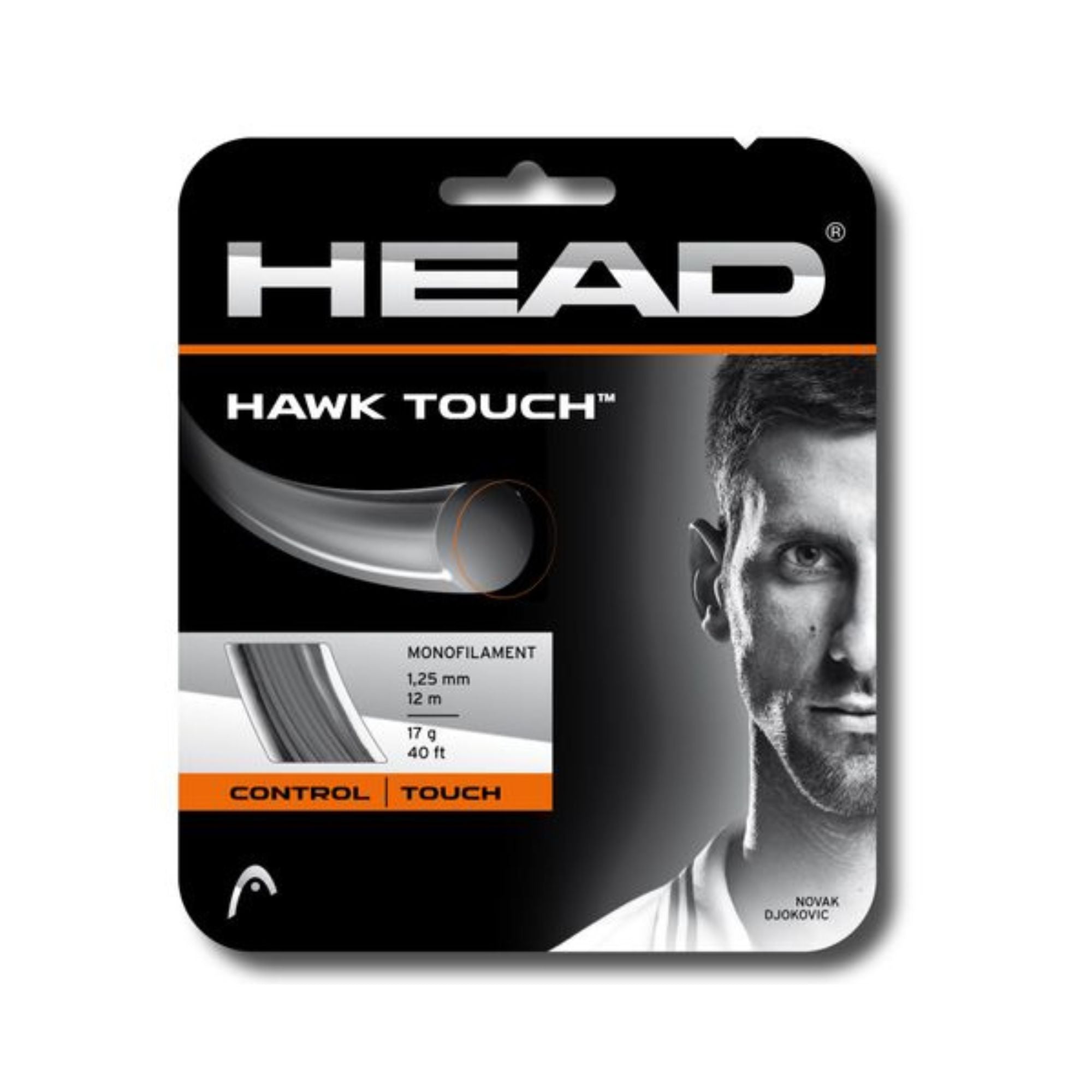 HEAD Hawk Touch 17g/1.25mm Tennis String 12m Set Anthrazite – HEAD