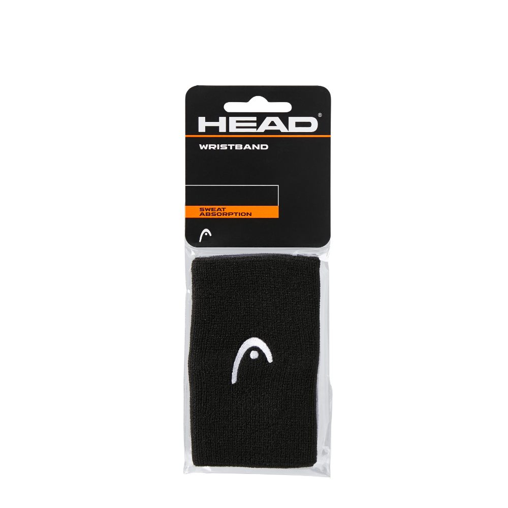 20-HEAD Wristband 5" Black 2 Pack