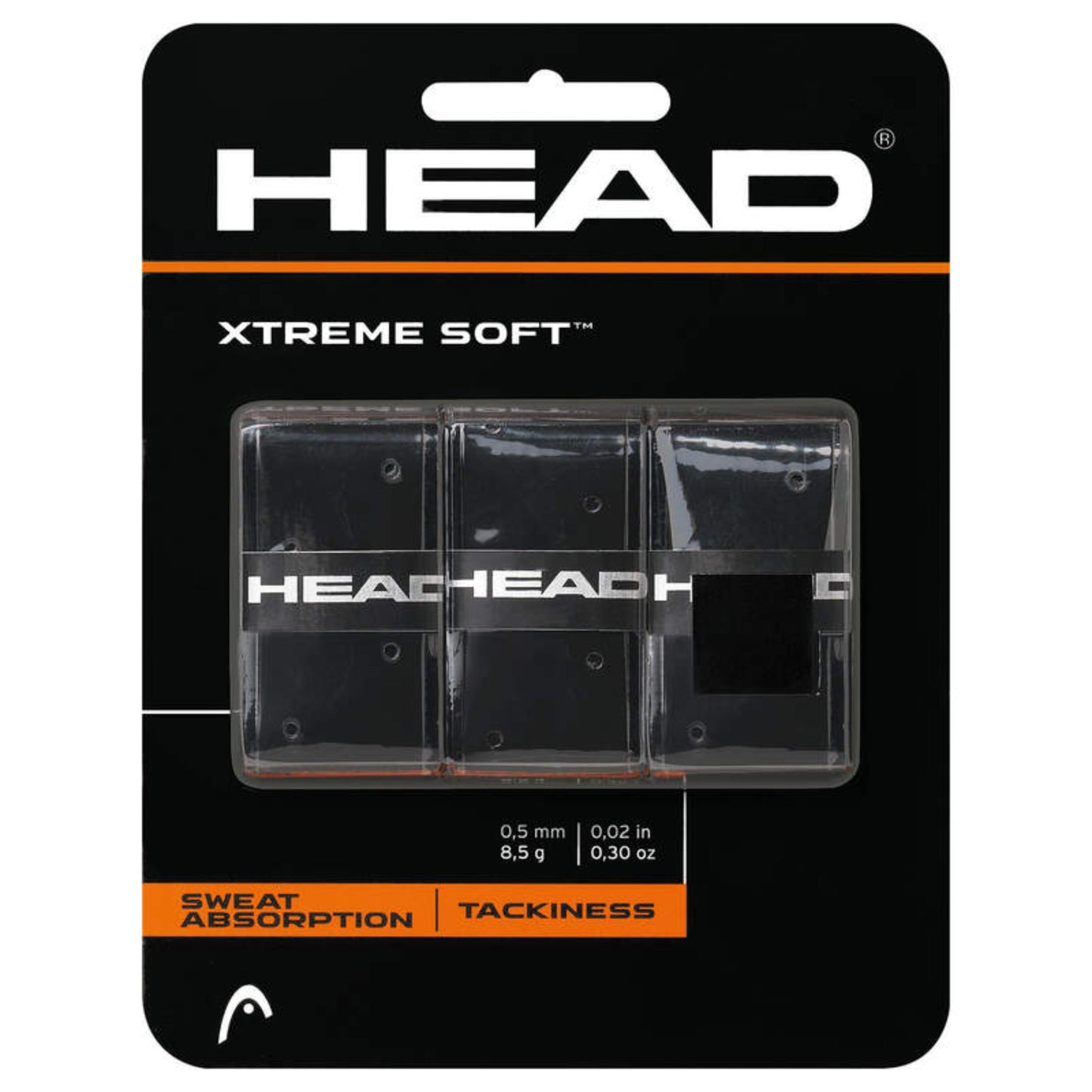 HEAD Xtreme Soft Overgrip Pk3 Black