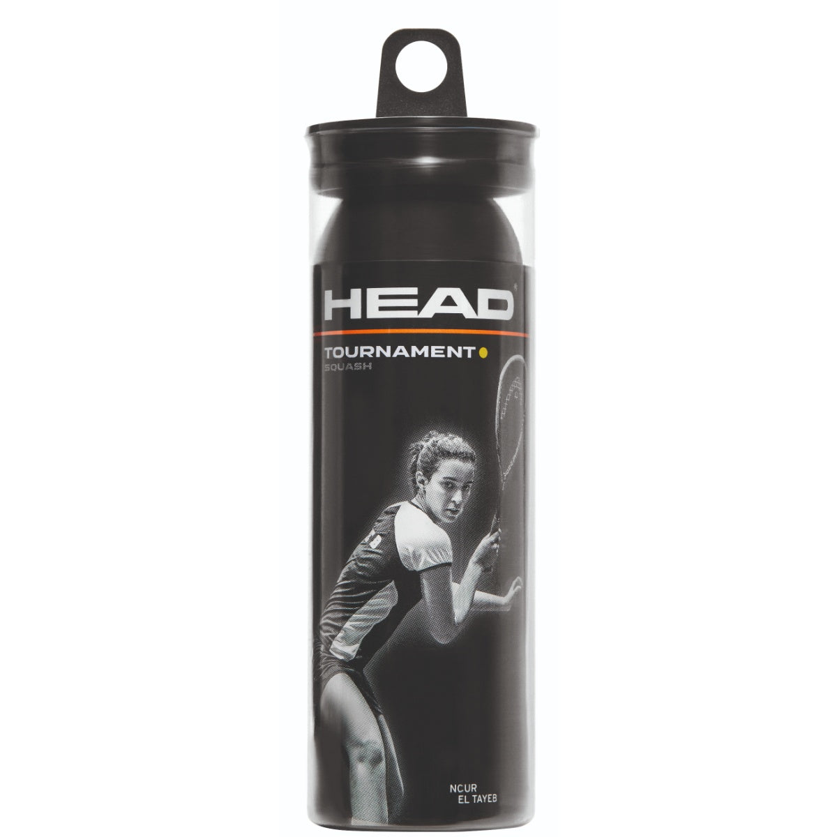 HEAD Single Yellow Dot Squash Ball 3-Ball Pack