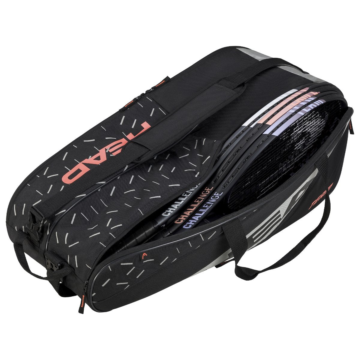 24-HEAD Team Racquet Bag L BKCC 9R