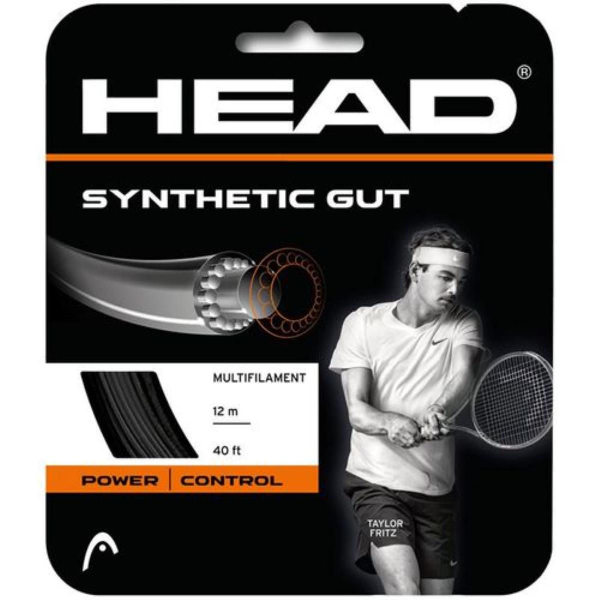 HEAD Synthetic Gut 17g Tennis String 12m Set Black