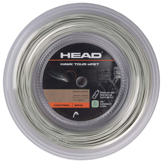 HEAD Hawk Tour rPET 17g Tennis String Reel