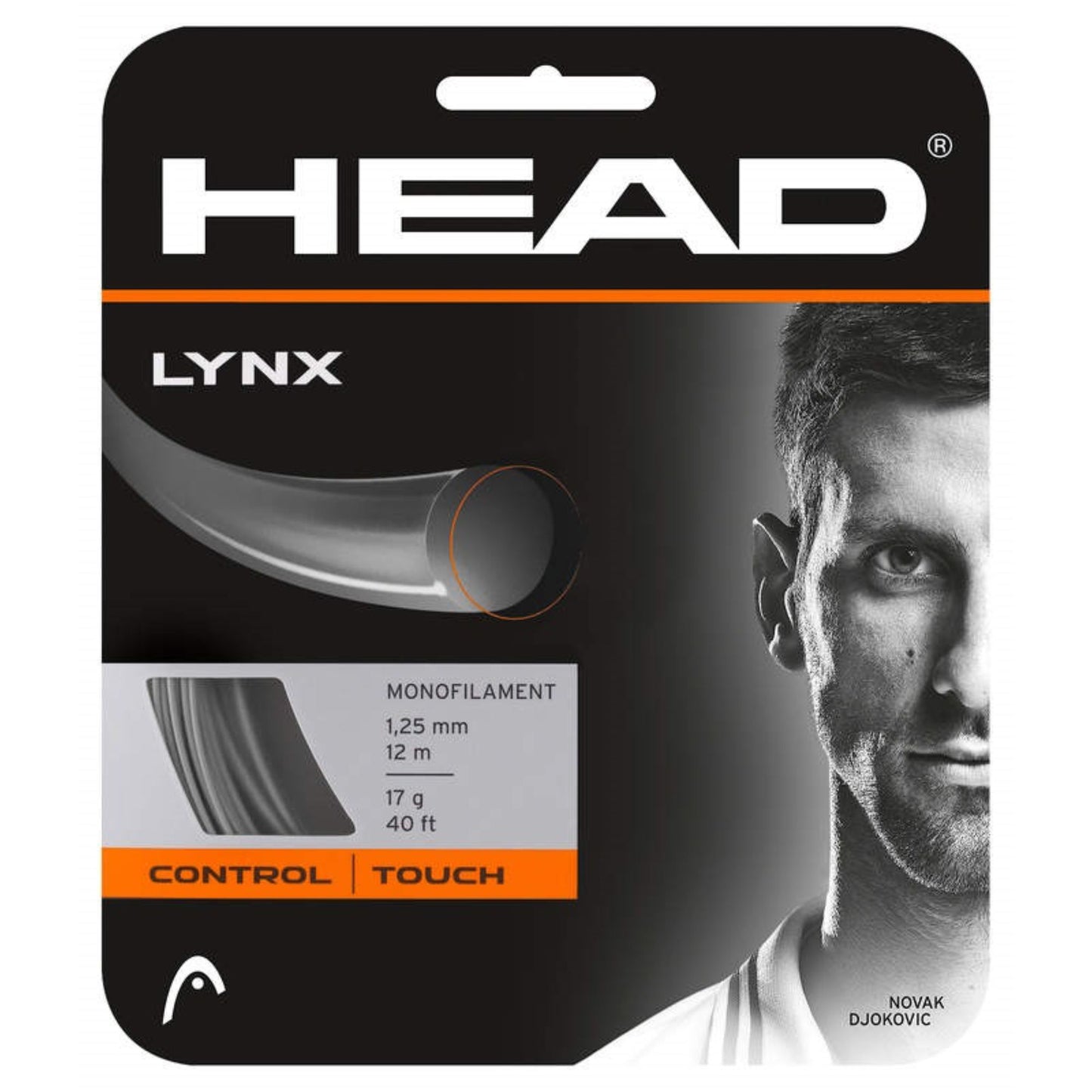 HEAD Lynx 17g Tennis String 12m Set Anthracite