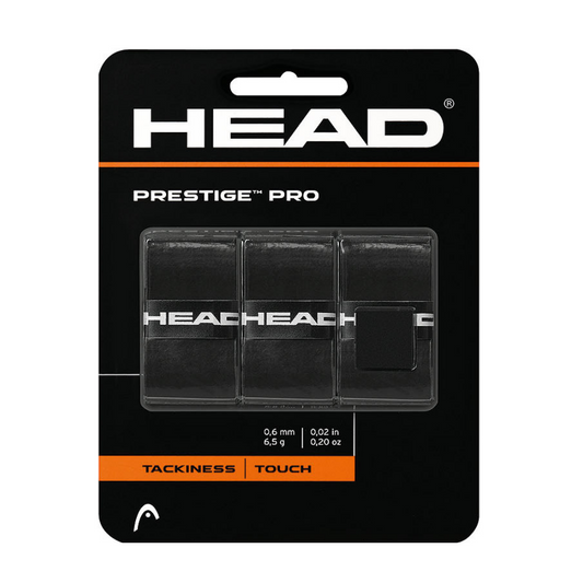 HEAD Prestige Pro Overwrap Pk3 Black