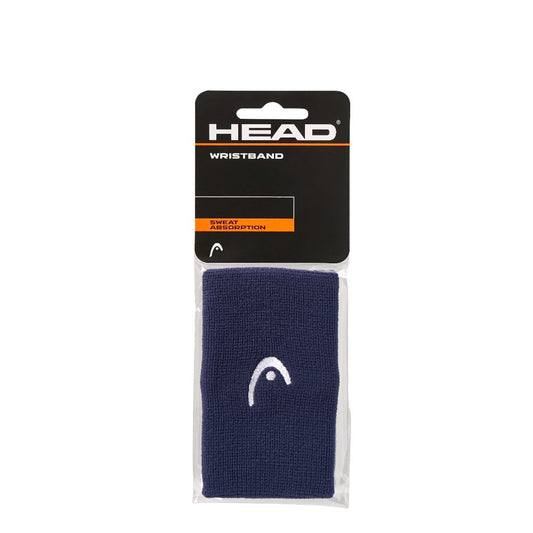 20-HEAD Wristband 5" Navy 2 Pack