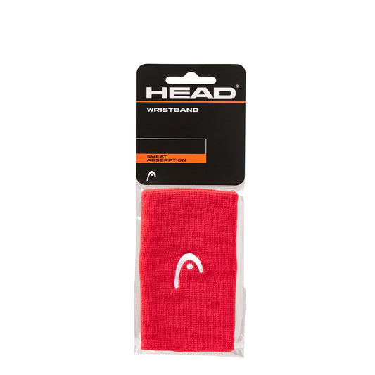 20-HEAD Wristband 5" Red 2 Pack