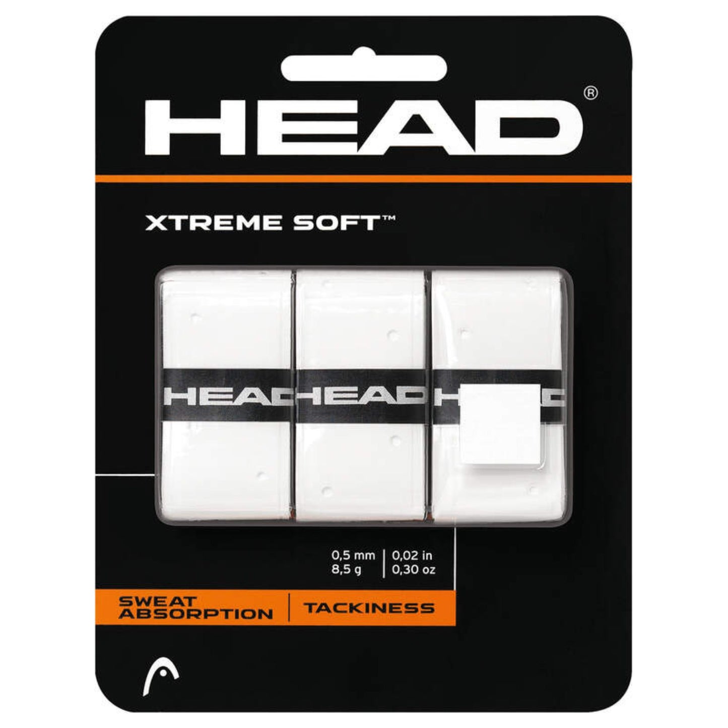 HEAD Xtreme Soft Overgrip Pk3 White