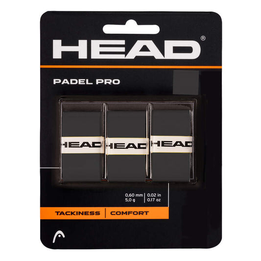 HEAD Padel Pro Overgrip 3PK Black
