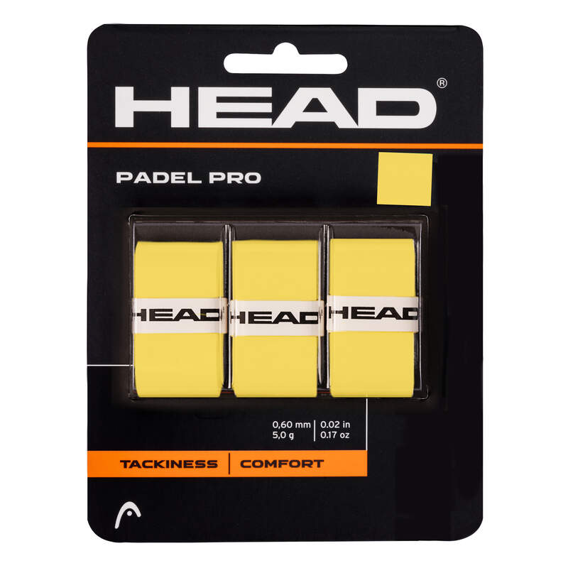 HEAD Padel Pro Overgrip 3PK Yellow