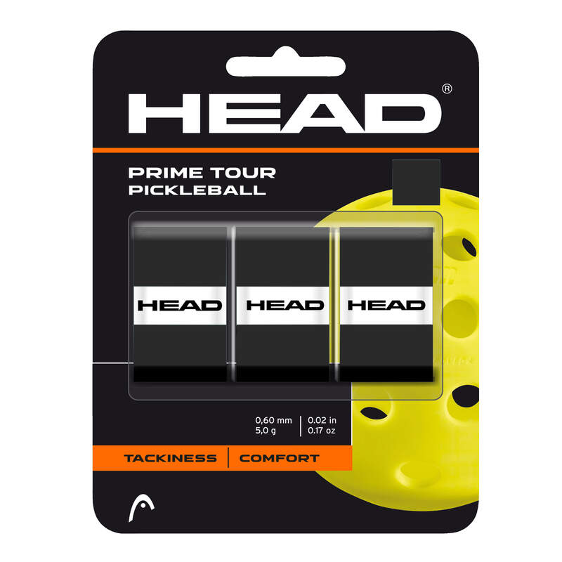HEAD Prime Tour Pickleball Overgrip 3PK Black