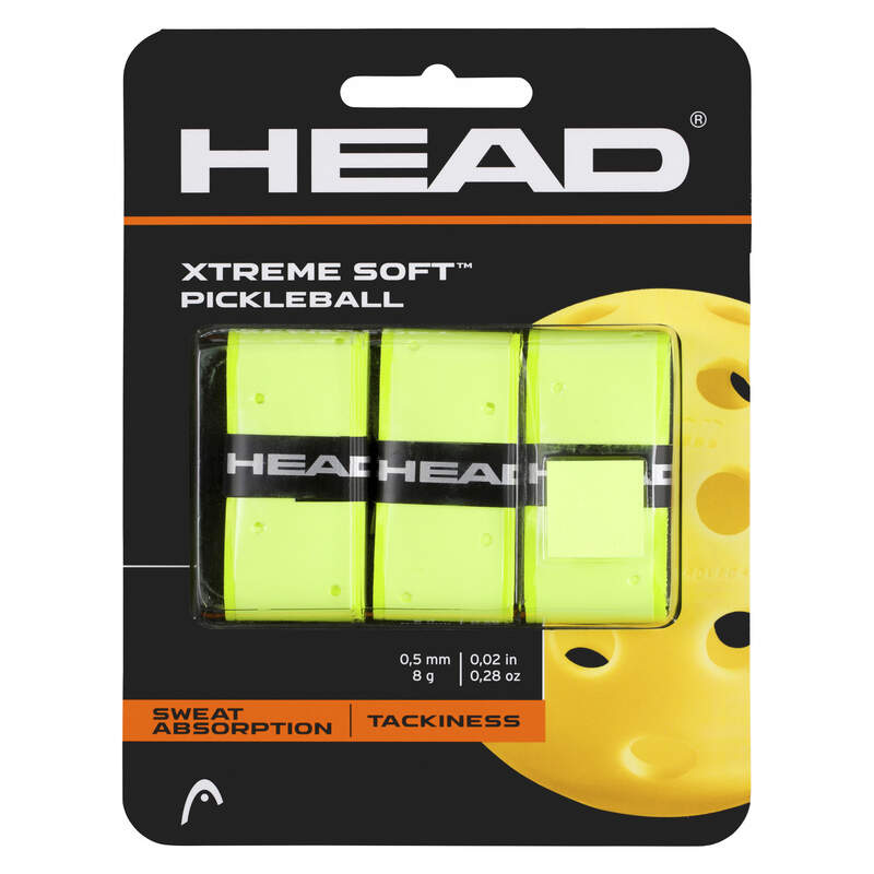 HEAD Xtreme Soft Pickleball Overgrip Pk3 Yellow