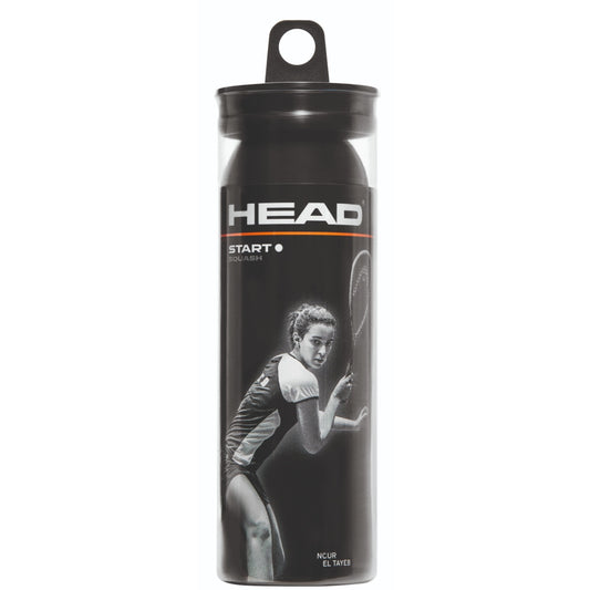 HEAD Start White Dot Squash Ball 3-Ball Pk