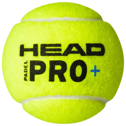 HEAD Padel Balls Pro+ 3 Ball Pack