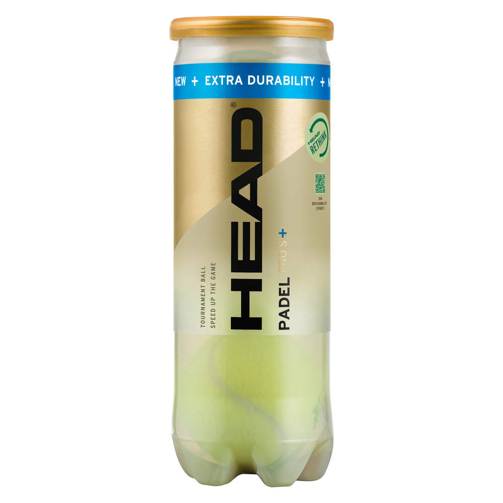 HEAD Padel Balls Pro S+ 3 Ball Pack