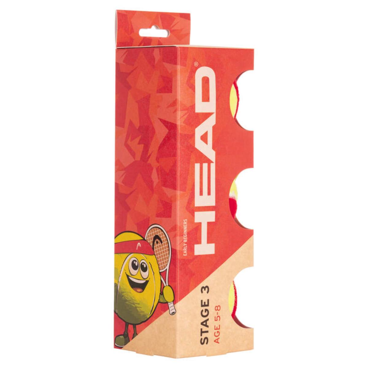 HEAD Stage 3 Pressureless Tennis Ball (red)