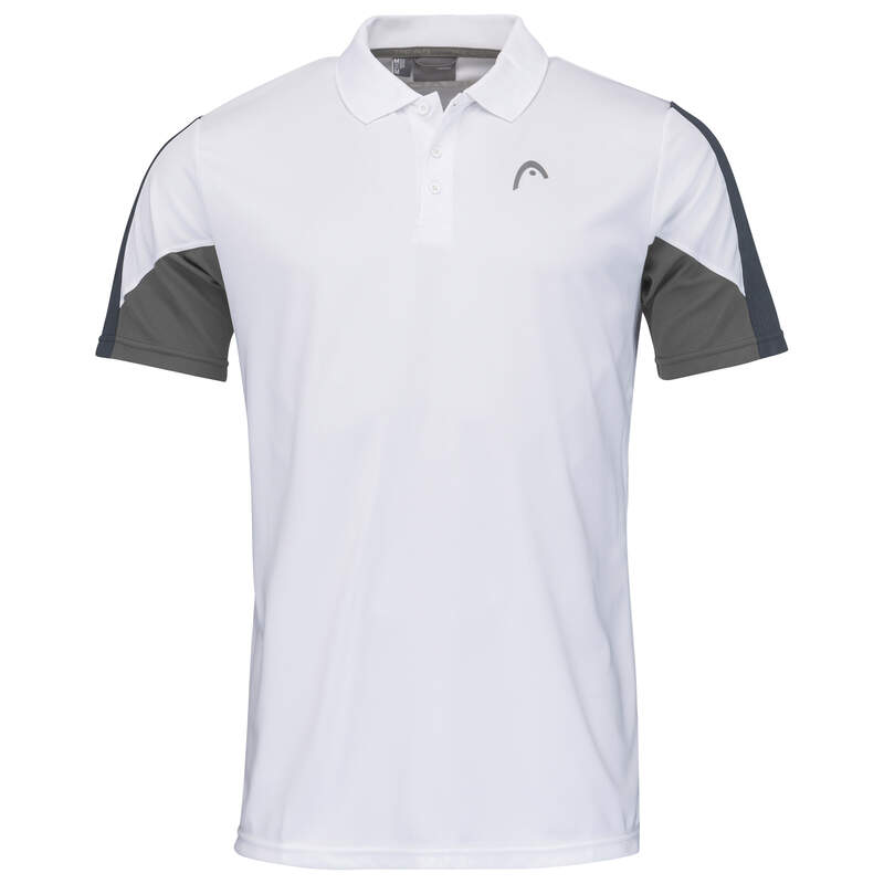 HEAD CLUB 22 Tech Polo Shirt White/Navy