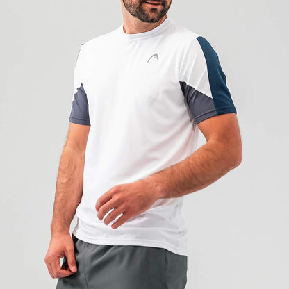 HEAD CLUB 22 Tech T-Shirt White/Navy